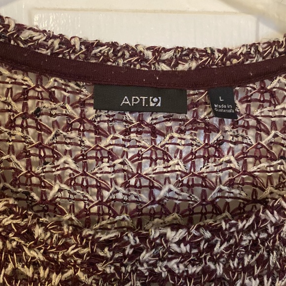 APT 9  sweater size Large - Picture 2 of 3